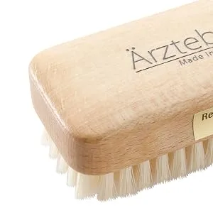 REMOS hand brush doctor's brush soft natural bristles made from local beech wood 1 piece (1 pack) - product information 6
