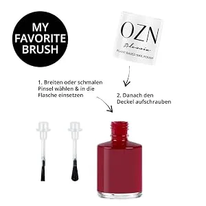 OZN Elly: Plant-based Top & Base Coat - Nagellack Pinselwechsel System