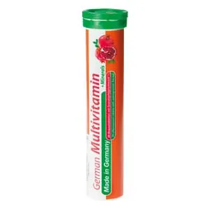 Breath tablets Sortment mix T&D Pharma - 8x20 160 German effervescent tablets - vitamins and minerals in fruity tastes - Made in Germany Tasting package 20 pieces (8 Pack) - German Multivitamin + Minerals