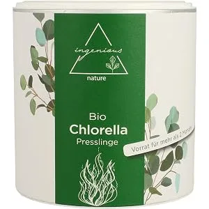 Ingenious Nature Bio-Chlorella tablets 500 g (1000 tablets of 500 mg) stock for 5 months chlorella algae tablets bio-chlorella pellets 500 g (1 Pack) - 300g