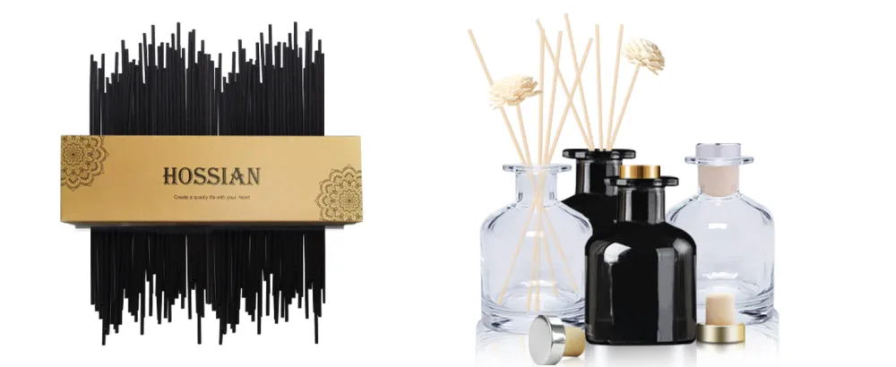 HOSSIAN Reed Diffuser Sticks-7 inch Diffuser Reed -50PCS Primary Color Scent Sticks for Aroma Fragrance (Primary Color) - raumduft stäbchen1