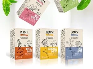 Intick sugar-free instant drink (mix package)-1 pack for 12 x 0.5-1 l-vegan beverage powder calorie & vitamin C-Instant powder different classical varieties - INSTICK Getränkepulver Extracts