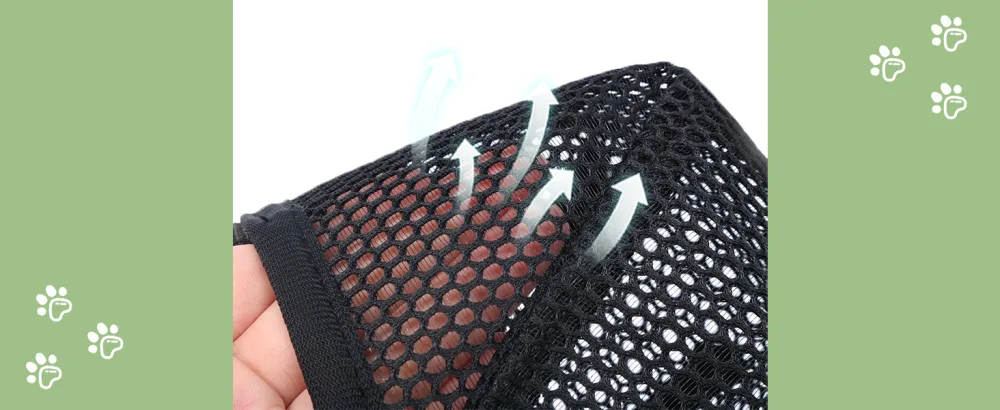 Muzzle for dogs soft muzzle for small medium-sized and large dogs adjustable puppy muzzle baskets to catch bite licking and chewing enables black m- (snout: 9 "-10 ") - mesh muzzle
