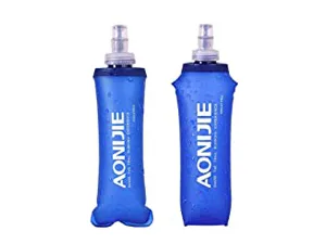 Triwonder TPU foldable drinking bottles soft flask water bottle BPA -free sports bottle for drinking bikes Bicycle Sport (250 ml - 2 pieces) - product information 2