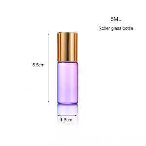 Pinkiou Roller Bottles Glass Roll on Bottle Stainless Steel Ball for Essential Oils 5ml Empty Bottles (with 1 Corkscrew) - product information 22