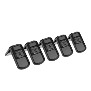 5Pcs Baby Safety Lock Adhesive Cabinet Locks Child Safety for Drawers and Cabinets Baby Proof(Black) - BB01742-02-3