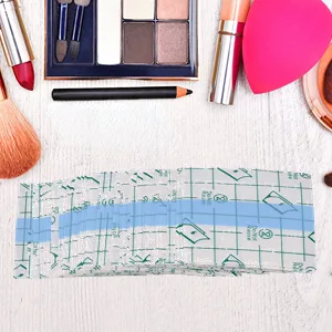 100pcs Makeup Hand Palette Waterproof PU Film Self-Adhesive Disposable Makeup Mixing Palette - product information 17