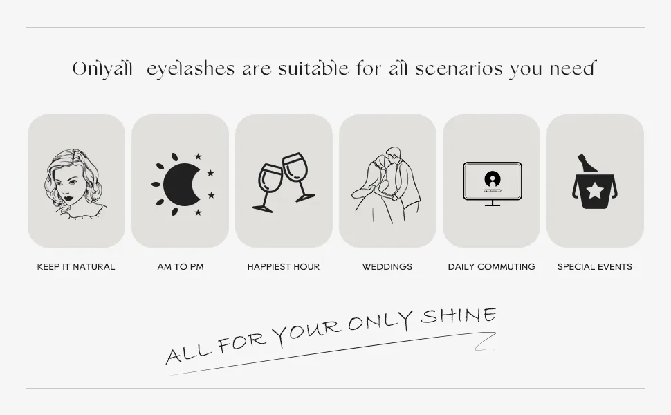ONLYALL false eyelashes Half eyelash natural appearance thin eyelashes transparent band eyelash package Half eyelash corner lifts accent eyelashes 3D nurse 7 pair C06 - product information 20