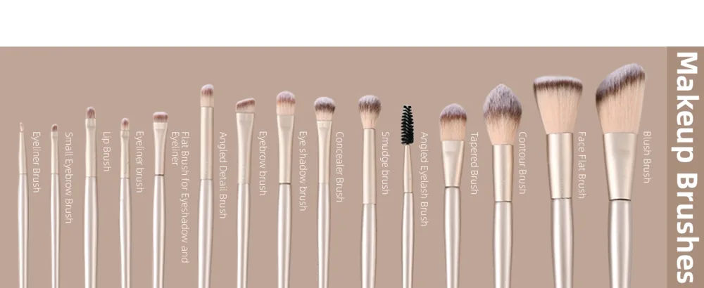 Make up brush make-up professional kit premium cosmetic tools brush set gift travel bag for women girls 10PCs 10PCs coffee handle - Make up Pinsel Set