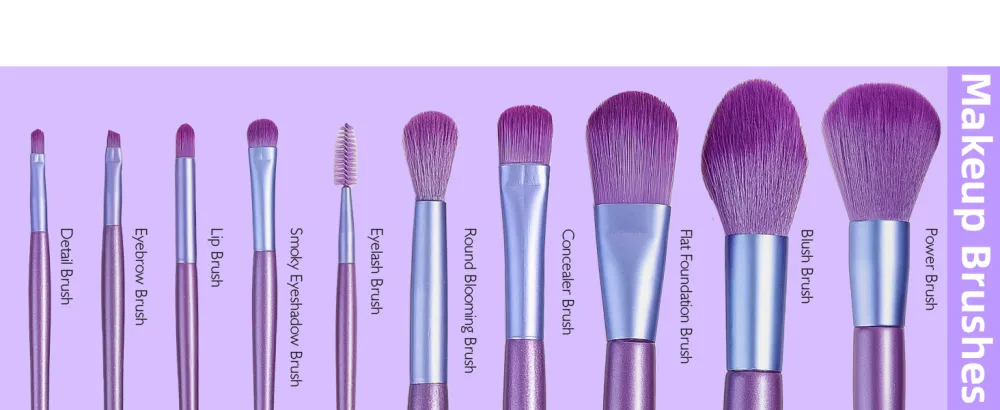 Make up brush make-up professional kit premium cosmetic tools brush set gift travel bag for women girls 10PCs 10PCs coffee handle - Make up Pinsel Set