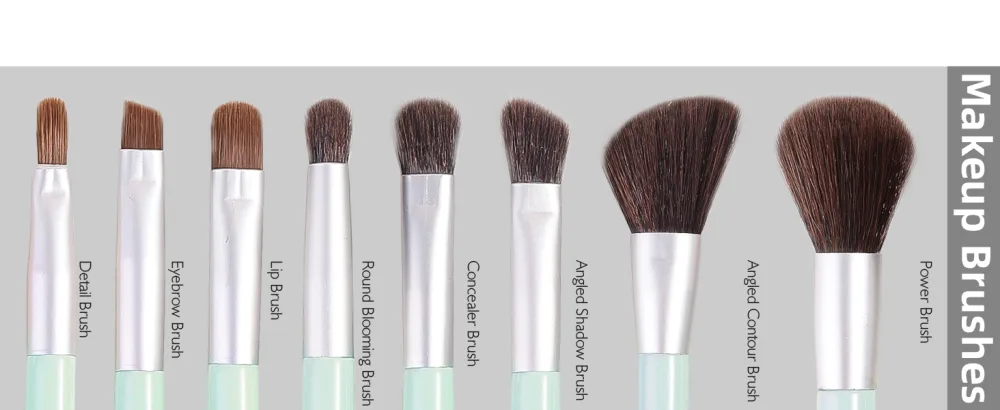 Make up brush make-up professional kit premium cosmetic tools brush set gift travel bag for women girls 10PCs 10PCs coffee handle - Make up Pinsel Set