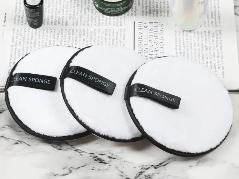 TRIXES Reusable Microfiber Makeup Remover Pads 3 Pack White - reusable face pads