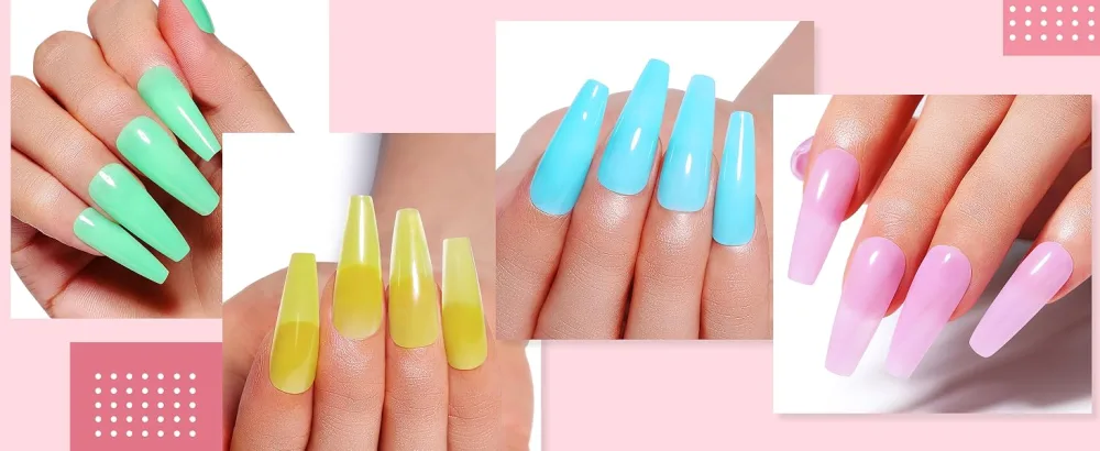 AIMEILI Gel Nail Extension Clear 30ml Soak Off UV LED Nails Building Gel Nail Extension Builder Gel Clear 30 ml (1 Pack) - Poly-1 pc