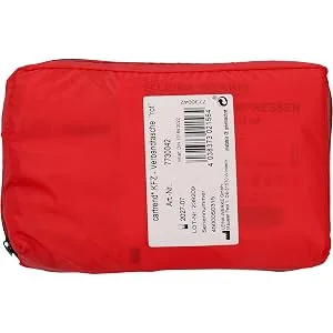 Cartrend car association kit |According to the current standard DIN 13164 |First aid set Association pocket including mask and brochure 1 Series pack red - verbandtasche