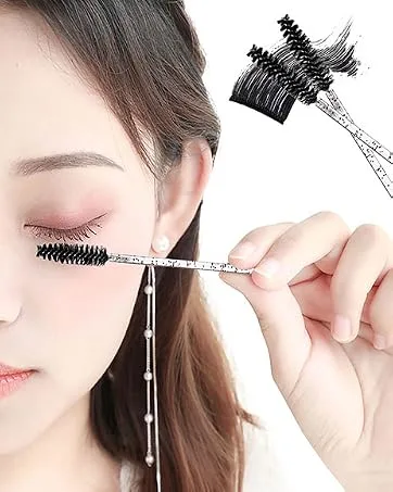 MSQ 60 pack mascara magic sticks disposable mascara eyebrow brushes Applicator 6 colors make-up cosmetic brush with crystal handle for eyelash extensions mascara - product information 11