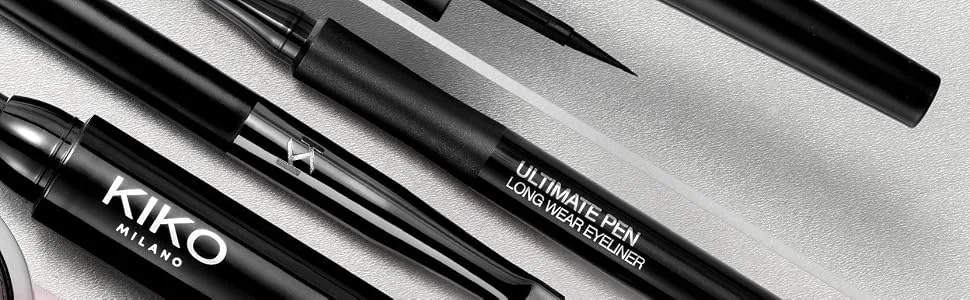 KIKO Milano Ultimate Pen Eyeliner - 04 | Long-lasting eyeliner pen 04 Green 1 piece (1 pack) - Ultimate Pen Eyeliner