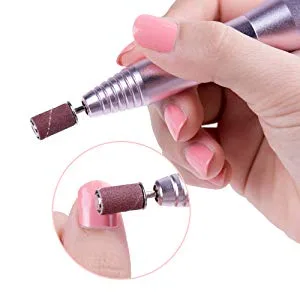 MelodySusie 100pcs Sanding Sleeves Sanding Bands Sanding Caps 180" Nail Drill Attachment for Nail Design Nail Art - product information 17