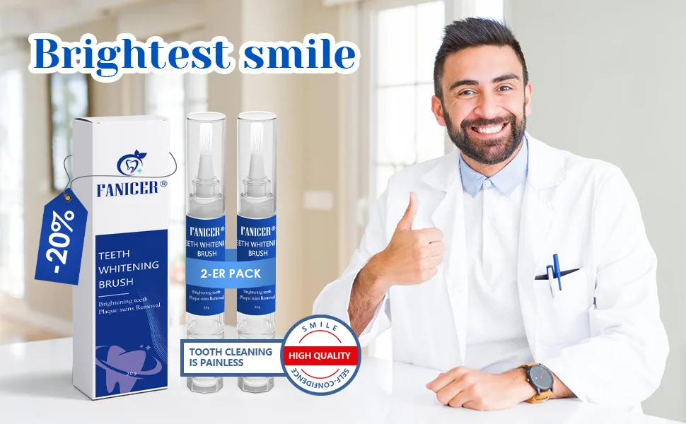 2 Pack Teeth Whitening Pen Teeth Whitening Pen Painless Teeth Bleaching for White Teeth White Teeth at Home - product information 8