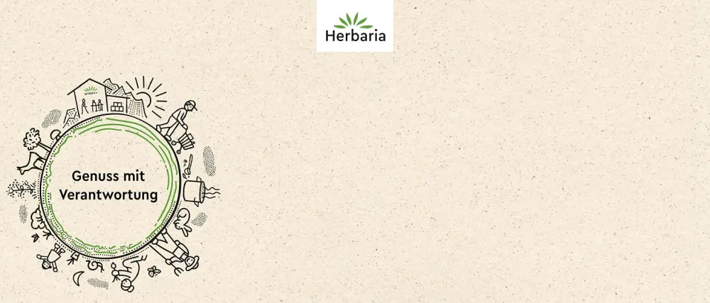 Herbaria Querbeet 90 g 1 x 90 gr - Herbaria Markengeschichte Background Hintergrund
