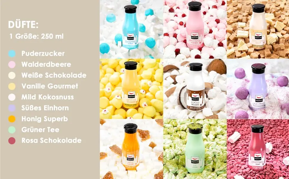 Aquolina White Chocolate Body Milk Sweet Delicate and Enveloping for Velvety Skin - 250 ml White Chocolate 250 ml (1 pack) - product information 13