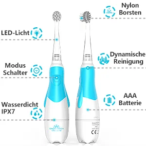 Dada-Tech Kids Electric Toothbrush Replacement Heads for DT-BB1 DT-K6 SG-513 SG-977-4 Pack (Big Age 3+) - product information 12