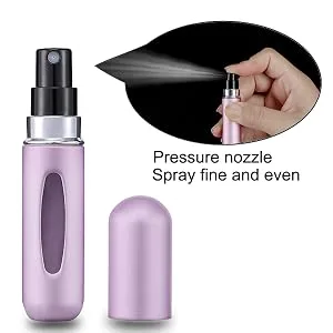 Mini Refillable Perfume Atomizer - Portable Mini Refillable Perfume Empty Spray, Refillable Perfume Spray, Atomizer Perfume Bottle, Scent Pump Case, Travel Perfume Atomizer Refillable (5ml, 4 PCS) - Perfume Atomizer Bottle