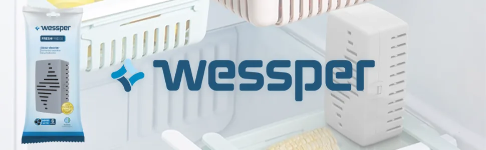 WESSPER 2x natural odor neutralizer for the refrigerator odor remover dehumidifier |Fresh Fridge odor odor improvement reusable 100 g (1 Pack) - Wessper