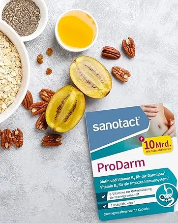 Sanotact intestine active (84 chewing tablets) for normal intestinal function natural fiber & inulin from the chicore root regular digestion & intestinal renovation 100% vegan 40 pieces (1 Pack) - sanotact prodarm