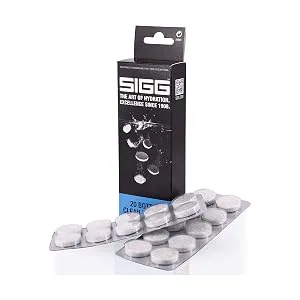Sigg Bottle Clean Tablets for all Sigg drinking bottles 20 cleaning tablets for hand washing for quick and easy bottle cleaning - ersatzteil accessoire extrateil sigg