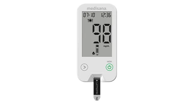 Medisana Universal Casting Aid for easy blood sampling 5 adjustable levels for the inlet depth for Meditouch Meditouch 2 and Glucodock - Meditouch2 mgdl