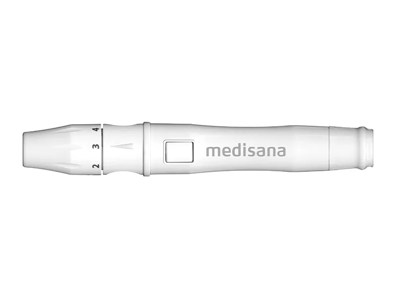 Medisana Universal Casting Aid for easy blood sampling 5 adjustable levels for the inlet depth for Meditouch Meditouch 2 and Glucodock - Stechhilfe MediTouch 2