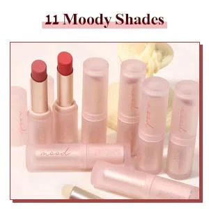 Peripera Ink Mood Matte Lipstick | Lightweight, Matte, Smooth, Hydrating, Lasting Color Payoff | (11 PINK OF COURSE) - 11 Moody Shades