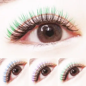 DAODER Eyelashes Mink Lashes Colored Wispy Long Fluffy Eye Lashes Natural Look Colored False Eyelashes 7 Different Color Lashes Pack - fake eyelashes