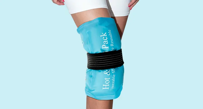 ComfyTemp Large cooling pads gel with Velcro 27 x 37 cm cooling pack to kink for shoulder neck back knees buttock cold warm compress cooling pillow - Coolpack