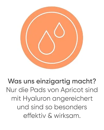 Apricot Hyaluron Micro-Needle Patches-2 Microneedling pads for wrinkle treatment depth treatment anti-aging with immediate effect made in germany 2 pieces (1 Pack) - apricot