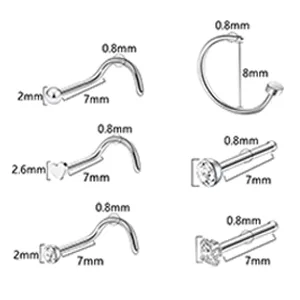 Nose Piercing Kit - 3 Pack Self Nose Piercing Gun, Disposable Safety Nose Percinging Kit with Nose Rings Stud Nose Piercings Gun Kit Tool - self disposable gold black silver white surgical stainless steel rings studs nose piercing gun kit