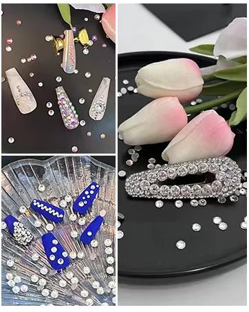Beadsland 1440 pieces flat back rhinestones nail crystals rhinestones for nails Capri blue SS20 (4.6-4.8mm) Capri blue SS20/1440PCs - product information 15