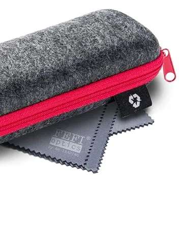 FEFI - Hardcase glasses case KITTEN with fine microfiber cover and matching cloth - Recycling Etuis