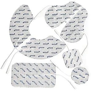 12-pack mixed set of electrode pads for EMS training and TENS pain therapy - Tens-EMS