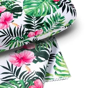 FEFI hardcase glasses case LEAF with velvety soft cover + matching microfiber cloth - Mikrofaser Brillenetui