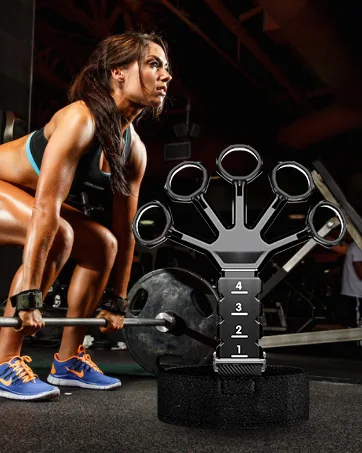 Almah hand trainer finger trainer 5-pack forear-sleeved grip coach trainer set adjustable grip trainer finger training gear T finger extensor training ring and stress relief ball black-5 pack - Fingerstrecker
