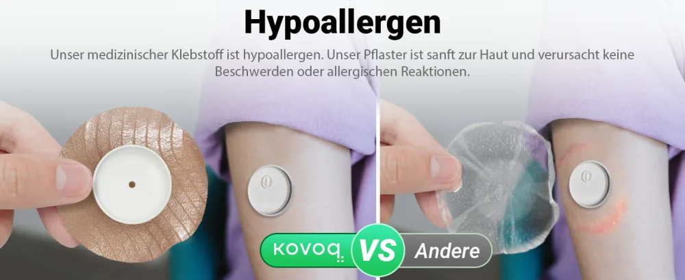 Kovoq 30x Freestyle Libre 3 sensor pavement plaster waterproof with hardshell covers for freestyle Libre sensor breathable and skin-friendly (black) 30x black bag packaging - libre 3 plaster