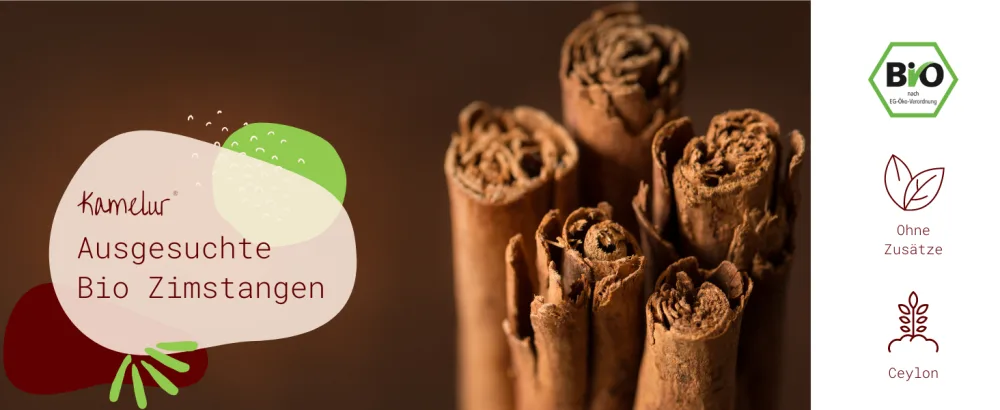 Kamelur Organic Ceylon Cinnamon Sticks - 250g (approx. 50 pieces) - Whole Organic Ceylon Cinnamon in biodegradable packaging 250 g (1 pack) - Bio Zimtstangen
