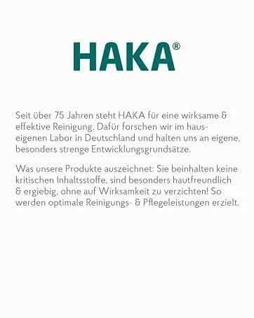 HAKA Universal detergent liquid laundry detergent for 20 loads of laundry vegan 1 l 1 l (1 pack) - HAKA, Neutralseife, Schonung, Wirksam