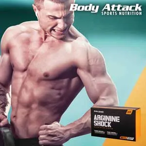 Body Attack Arginine Shock 1 pack (1 x 80 capsules) - Arginine Shock