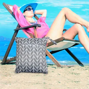 Damero 3pcs/set Diaper Bag with Reusable Fabric Wetbag Wet Wipes Organizer Bag Black Arrow - product information 15