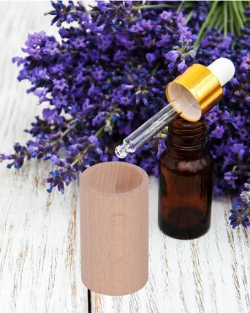 Essential oil diffuser 15pcs cylindrical shape beech finely polish smooth surface wood grain wood diffuser handmade zarte texture small portable mini oil diffuser - Neue Erfahrung