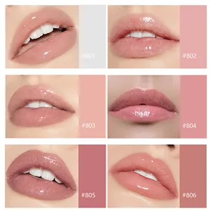 MAEPEOR Light Lipgloss 6PCS Moisturizing and Shiny Lip Gloss Nourishing Plumping Glossy Lipgloss (6PCS Set A) - Available In 6 Shades