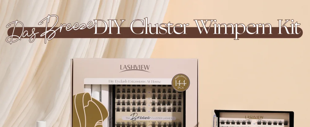 Lashview DIY eyelash extension kit 144 PCs eyelash clusters with eyelash binding and seal cluster eyelash glue remover and eyelash applicator for DIY eyelash extensions (volume) 703-144 kit - Lashview