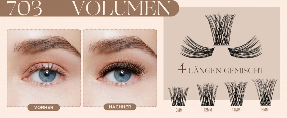 Lashview DIY eyelash extension kit 144 PCs eyelash clusters with eyelash binding and seal cluster eyelash glue remover and eyelash applicator for DIY eyelash extensions (volume) 703-144 kit - Lashview